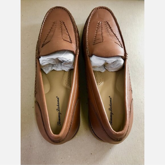 NWOB Tommy Bahama Hasslington Woven Venetian Leather Loafer main image 6